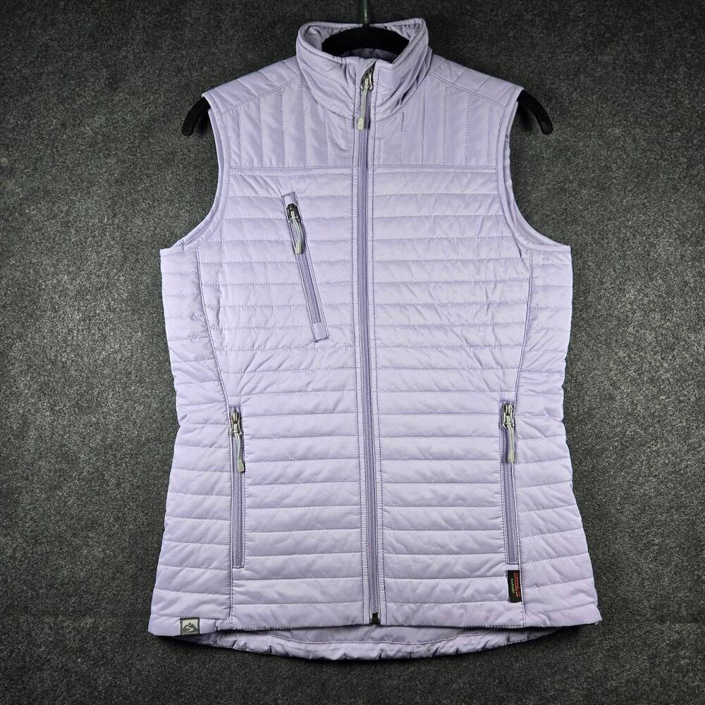 NWT Storm Creek Lilac Puffer Vest Femme XS Outdoors Nature Athleisure Cabincore